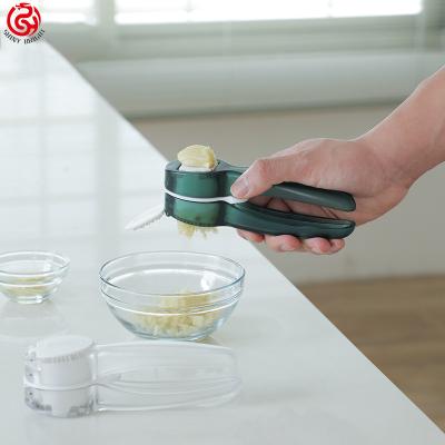 China Professional Garlic Squeezer Stainless Steel Crusher Garlic Press for sale