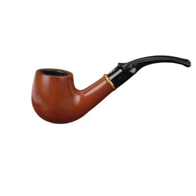 China Durable Cheap Portable Bakelite Wood Smoking Pipe Dry Tobacco Pipes Wholesale for sale