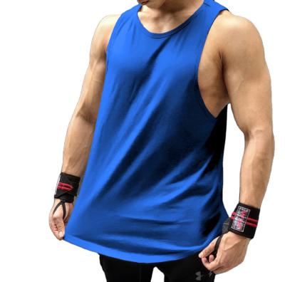 China New Absorbent QUICK DRY Men's Fitness Sweat Vest Breathable Men's Loose Quick Dry Running T-shirt Training Sleeveless Clothing for sale