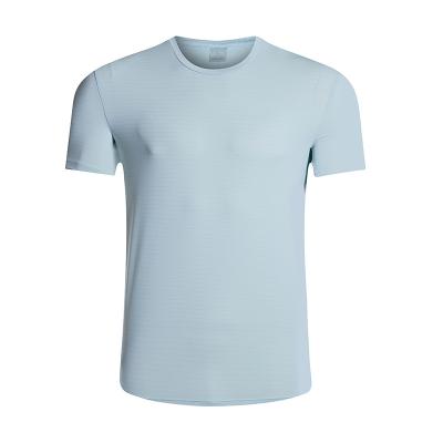 China Anti-Wrinkle Men's Short Sleeve Quick-Thin Loose Gym Running Sweat-absorbent Breathable Sports T-shirt Top for sale