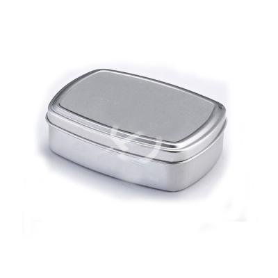 China Stock Empty Aluminum Metal Cosmetic Jar Jar Tin Can Fit Cosmetic Box Square Packaging Candy Cans Aluminum Candle Containers for sale