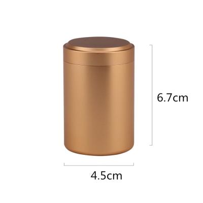 China High Quality Recycled Materials China Supplier Offset Printing Round Tea Tin Can for sale