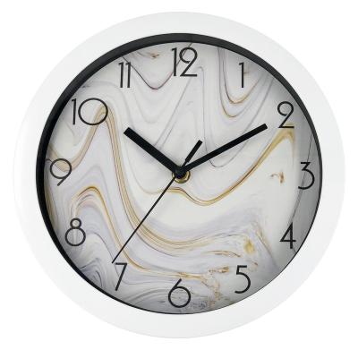 China Antique Style Promotional Unique Cheap Plastic Wall Clock 9 Inch Time Clocks Numbers for sale