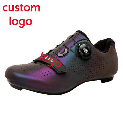 China New Light Weight 2022 Men's Custom Logo Direct Outdoor Cycling Cycling Shoes Black Light Spot Mountain Bike Road Bike Shoes Lock Shoes For Men for sale