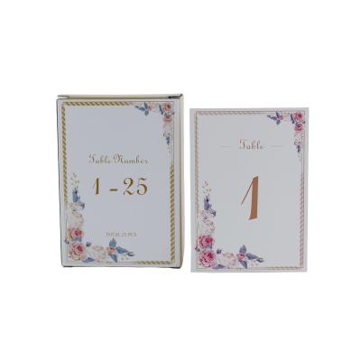 China Recycled Materials Desk Number Conference Table Hot Selling Wedding Name Card With Key Card for sale