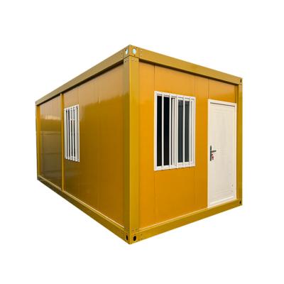 China Customized Modern Colored Steel Modular Prefab Office Flat Pack Container Modular Cabin for sale