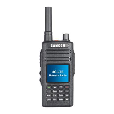 China New POC 4g cell phone radio walkie talkie 100km with sim card for long range communication 4200mAh for sale