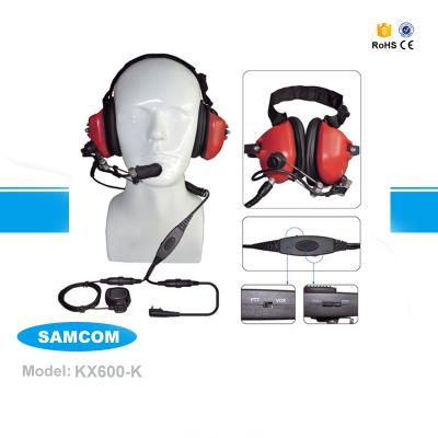 China High Quality Ear Hook Aircraft Headsets For Security Guard Equipment SAMCOM KX600-K for sale