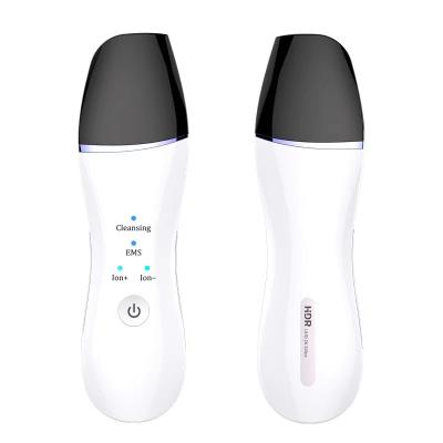 China Skin Rejuvenation Amazon Electric Facial Spatula Dead Skin Peeling Cleansing Ultrasonic Deep Skin Scrubber for sale