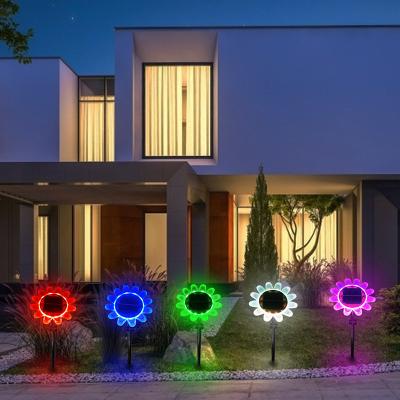 China Outdoor Waterproof Garden IP68 RGB Color Changing Remote Control Solar Garden Light Pool Lights for sale