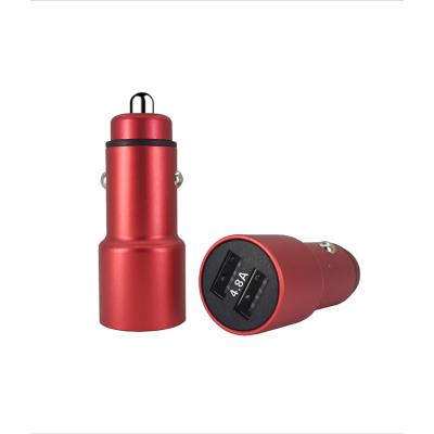 China Phone Charging New Design Professional Mini Portable Metal Usb Car Charger Adapter for sale