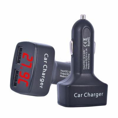 China New Design Quality Assurance Car Mobile Radio Phone Fast Charging Charger 2 Usb Port for sale