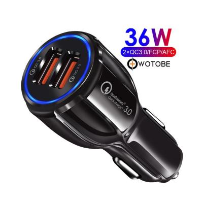 China 2021 Popular Wholesale High Speed ​​Portable Car Dual Usb Fast Charger for sale