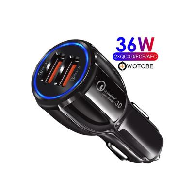 China Wholesale High Quality High Speed ​​Car Portable Charger Dual Usb C Phone for sale