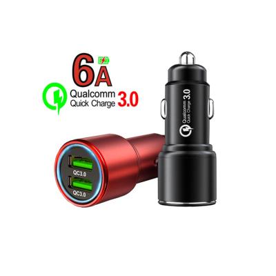 China High Quality Car Fast Charger Mobile Phone USB Charger Wholesale 36w Universal Metal Adapter For Iphone for sale