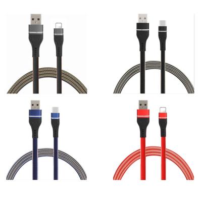 China Fabric Braided Wire High Quality Wholesale Cheap Nylon Braided Type C Fast Charging Micro Usb Cable for sale