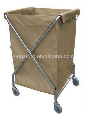 China WHEELED laundry sorter canvas bags, laundry cart, laundry basket for sale