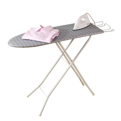 China Foldable space saving wooden ironing board for hotel, ironing board table with 4 steps to adjust height for sale