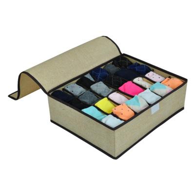 China The viable stackable storage box with cube lid storage of storage organizers for sale