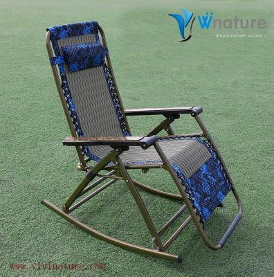 China Modern Adjustable Armchair High Back Rattan Chair For Outdoor for sale