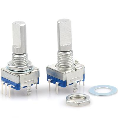 China Item List 5 Electrical Pin Handle 15MM Digital Acoustic Potentiometer With EC11 Switch Rotary Encoder Rotary Encoder for sale