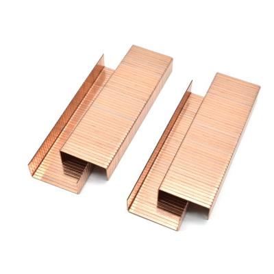 China Metal OEM Manufacture Copper Clad Tenacity 3515 35/18 Carton Narrow Staples for sale