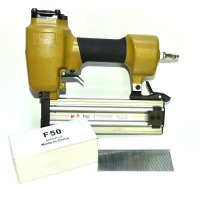 China F50 Pins Chinese Pneumatic Nail Gun Air Nailer Factory OME Nailer Clip Gun 156 for sale