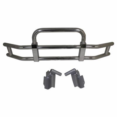 China 304 Stainless Steel Factory 304 Stainless Steel Front Bumper Guard Semi Truck Deer For Kenworth Volvo Cascadia Mack Peterbilt International for sale