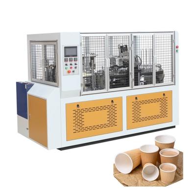 China food & Beverage Variety Plant Factory Sale Double Wall Paper Cup Machinery Double Ice Cup Forming Machine for sale