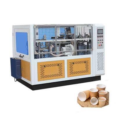 China food & Beverage Factory Fine Quality Paper Cup Sleeve Making Machine Paper Cup Machine Double Wall for sale