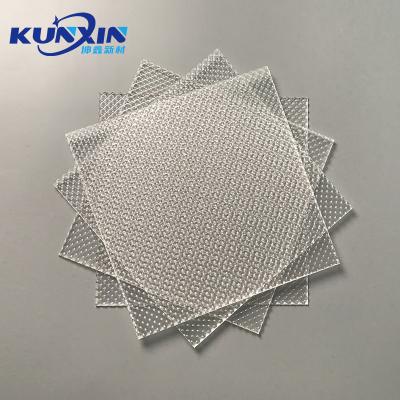 China Business /Education Products 88% Transmission Rate Prism Pattern Pmma Prismatic Best Selling Acrylic Sheet for sale