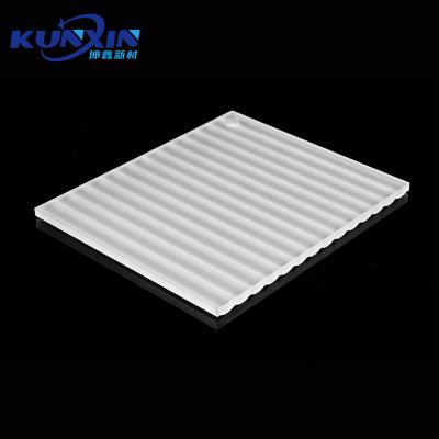 China Business / Education /office Customized PMMA 1.5mm High Lighting Polished Opal White Stripe Acrylic Sheet for sale