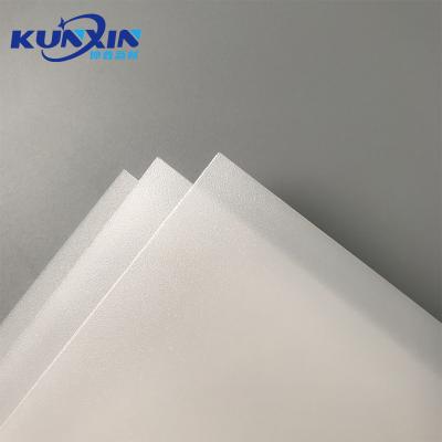 China Business/education 2.0mm matte PC diffuser polycarbonate translucent frosted optical diffusion sheet for sale