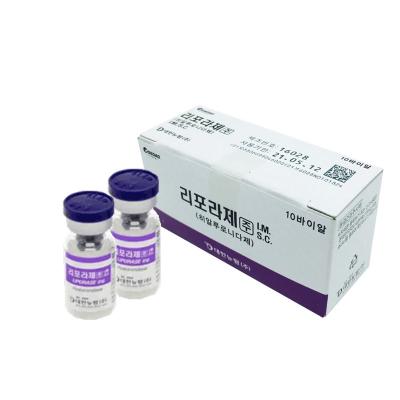 China Chin Fat Dissolver Ácido hialurónico Marca coreana Liporase Ha Relleno dérmico en venta