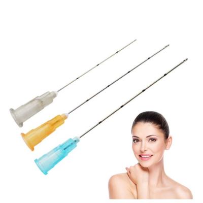 Chine remplisseurs injectables de canule de 21g 50mm d'aiguille d'aiguille émoussée 70mm émoussée de canule à vendre