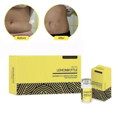 Cina High Concentration Lemon Bottle Solution For Fat Dissolving Injections 5 Vials X 10ml Whole Body in vendita