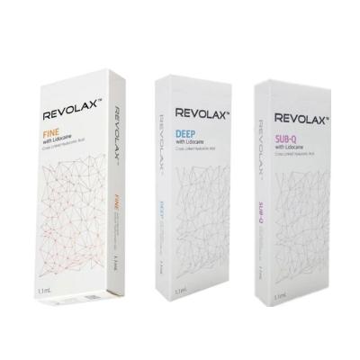 China Korea 1.1ml Revolax Cross Linked Dermal Filler Injection For Facial Volumes for sale