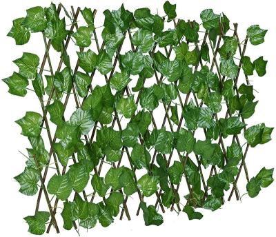 China Easily Assembled Artificial Expanding Leaf Trellis IVY Privacy Fence Wall Plants Faux Garden Home Decor for sale