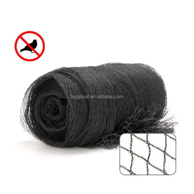 China Flexible Garden Knitted Anit-bird Net Mesh Trapping Plastic Birds Netting For Garden Catching for sale