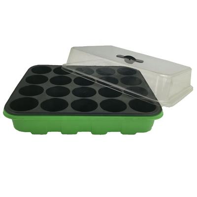 China Seed Propagator 20 Cells Garden Plastic Nursery Seed Tray for sale