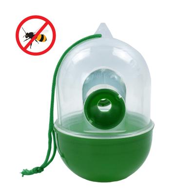 China Sustainable Reusable Hanging Plastic Outdoor Pest Control Garden Wasp Trap For Trapping Wasps, Hornets, Flies And Insects for sale