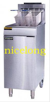 China Guangzhou Nicelong stainless steel gas deep fryer JGF3 at low price for sale