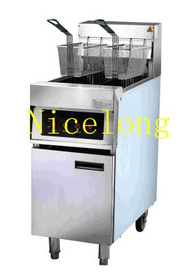 China Computer control double tanks electric industrial fryer JZL-JX182 for sale