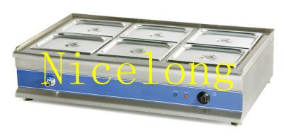 China Auto temperature control stainless steel electric bain marie food warmer BM-6T for sale