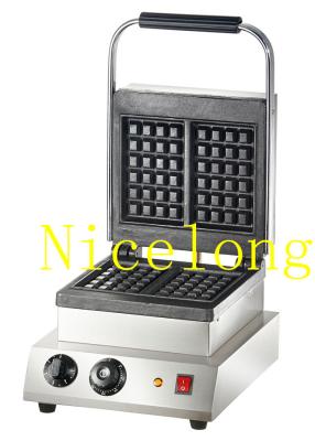 China Thermostat control stainless steel electric waffle machine HF-1F for sale