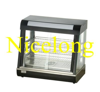 China ELW-660B electric curved glass food warming showcase for sale