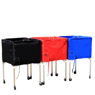 China Soccer Traning Factory Quality Wholesale Guaranteed Portable Folding Tennis Ball Cart Volleyball Cart Ball for sale