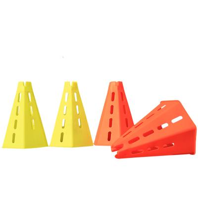 China Wholesale Type New High Quality 2022 Football Traning Factory Cone Windproof Soccer Training Marker Cone Football Polygon Sign for sale