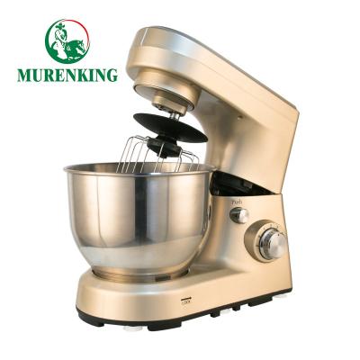 China Electric Plastic Food Mixer 1200W 5L Mixer Ejector Knob Muren Stand Kitchen Machine 6-Speed ​​Bowl Professional Tilt Head for sale