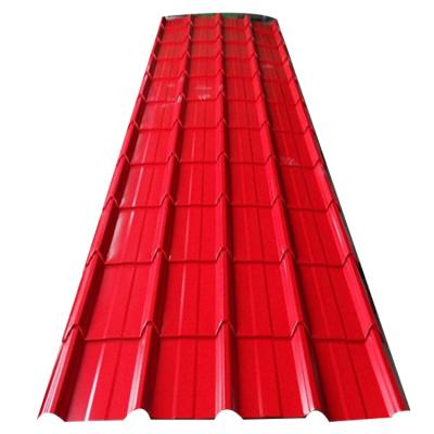 China Galvanisiertes Blatt Aluzinz-farbbeschichtete Dachplatten Ral3001 Zink-Dachplatten Orange-farbbeschichtet Länge 1800-2000mm zu verkaufen